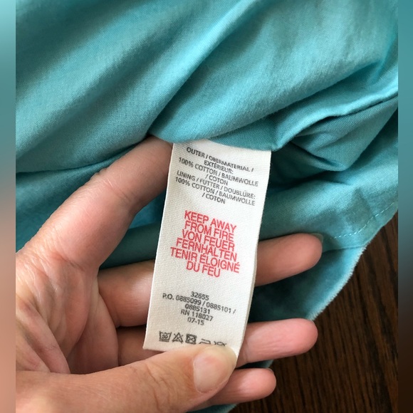 Mini Boden Girls 4-5Y Turquoise Blue Pinafore Bird/Deer Applique Velvet Jumper - Picture 7 of 10